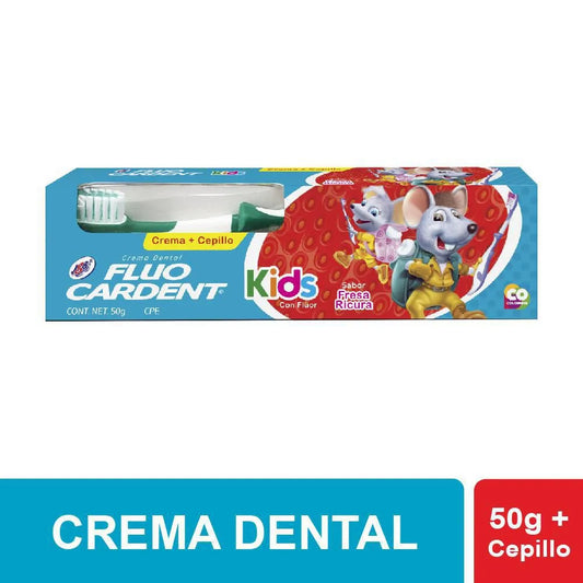 CREM.DENTAL FLUOCARDENT KIDS 50 GR+CEPIL