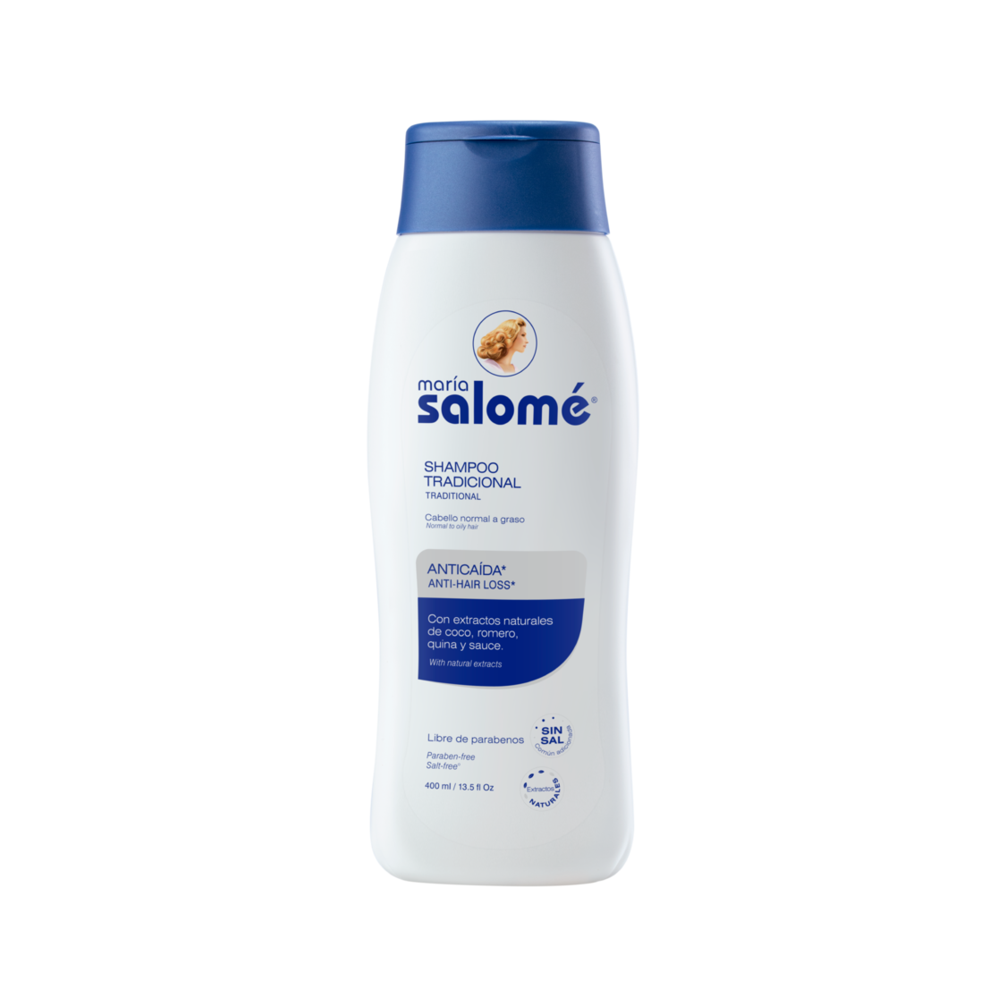 CHA.SIN SAL PREV.CAID MARIA SALOME 400ML