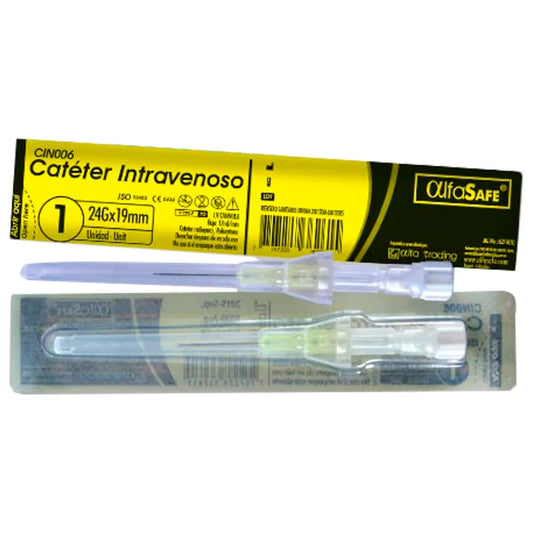 CATETER ALFA INTRAVENOSO 24G
