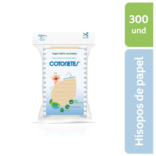 COTONETES HISOPOS 300 UND