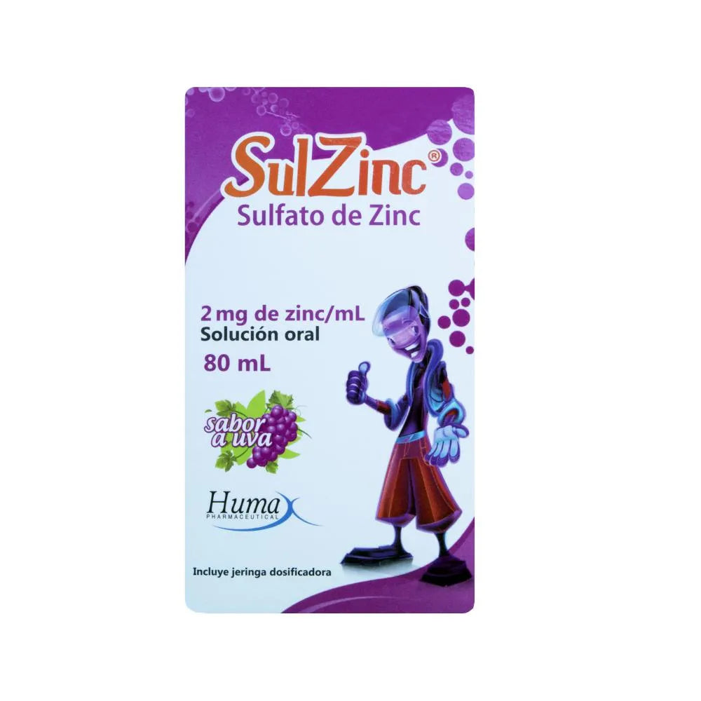 SULZINC 2 MG/ SUSP 80 ML