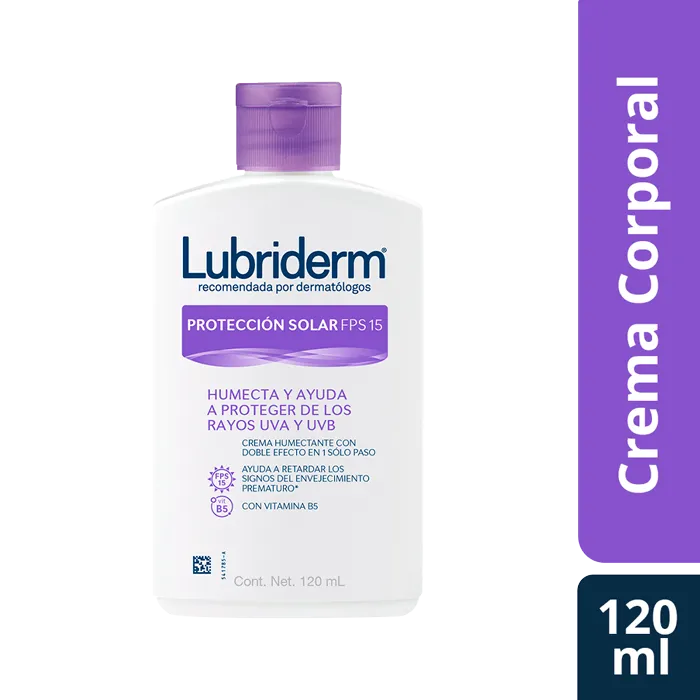 LUBRIDERM SOLAR V-15 X 120 ML
