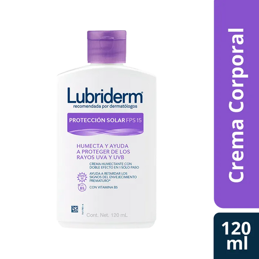 LUBRIDERM SOLAR V-15 X 120 ML