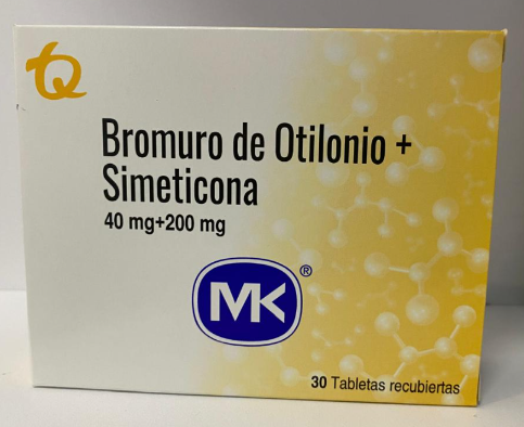 BROMURO DE OTILONIO + SIMETICONA 40MG + 200 MG