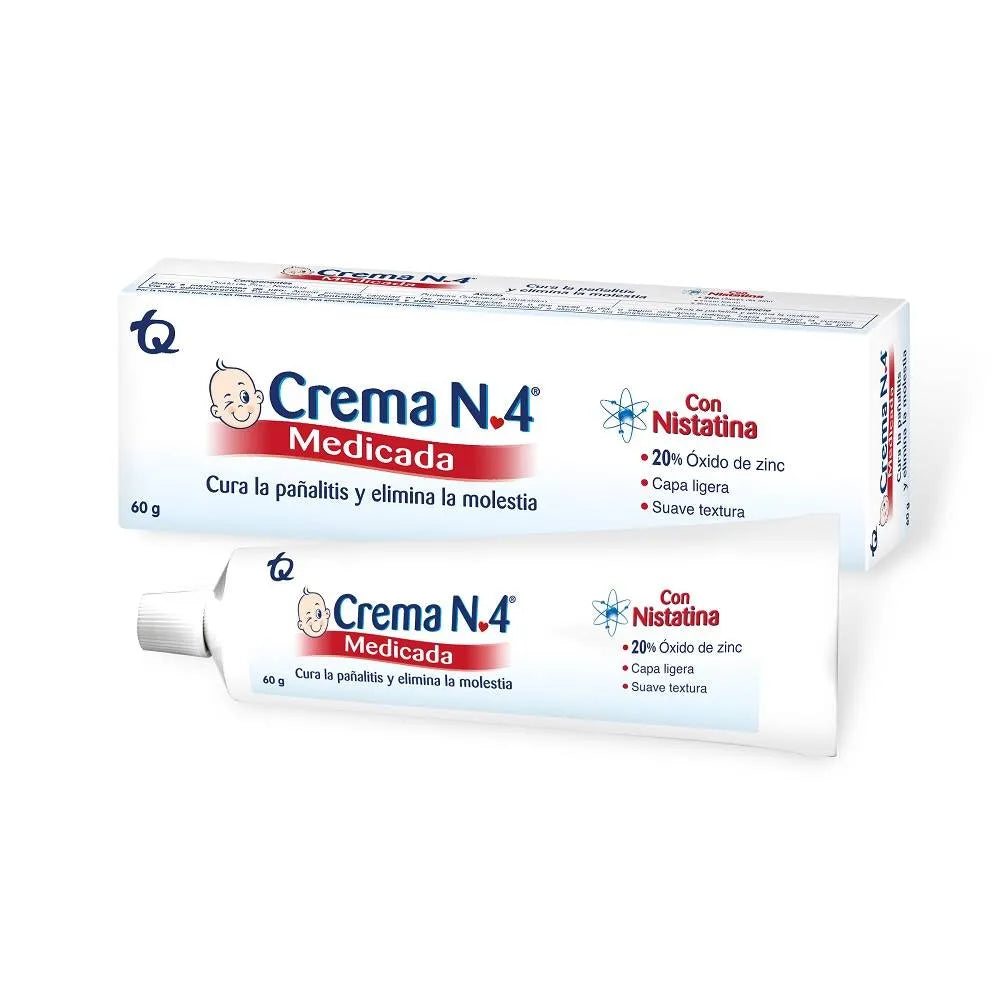 CREMA # 4 MEDICADA TUBO 60.G