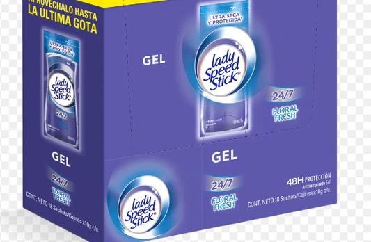 DTE LADY GEL FLORAL FRESH X 18