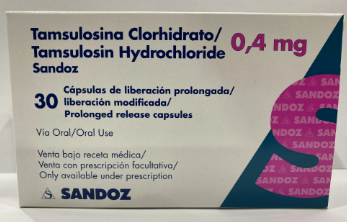 TAMSULOSINA 0,4 X 30 CAPS SANDOZ