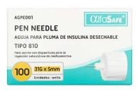 AGUJA INSULINA 31G/5MM