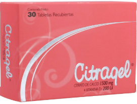 CITRAGEL 1500MG 200 UI 30 TAB