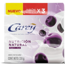 3 JABON CAREY NUTRICION NATURAL 110 G