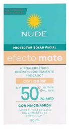 PROTECTOR SOLAR NUDE SPF50 CON COLOR