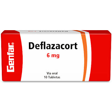 DEFLAZACORT 6MG 10 TB GENFAR