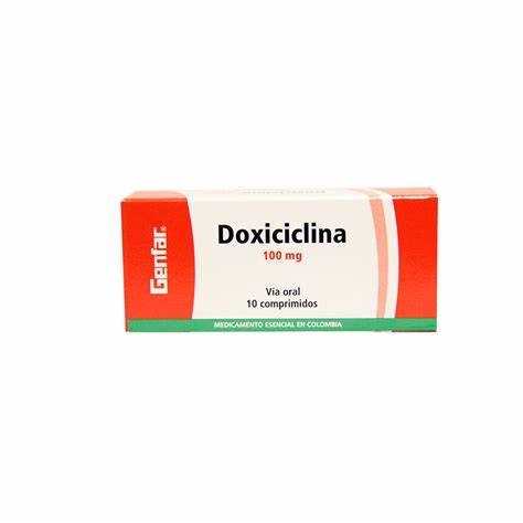 DOXICICLINA 100MG 10TAB GF