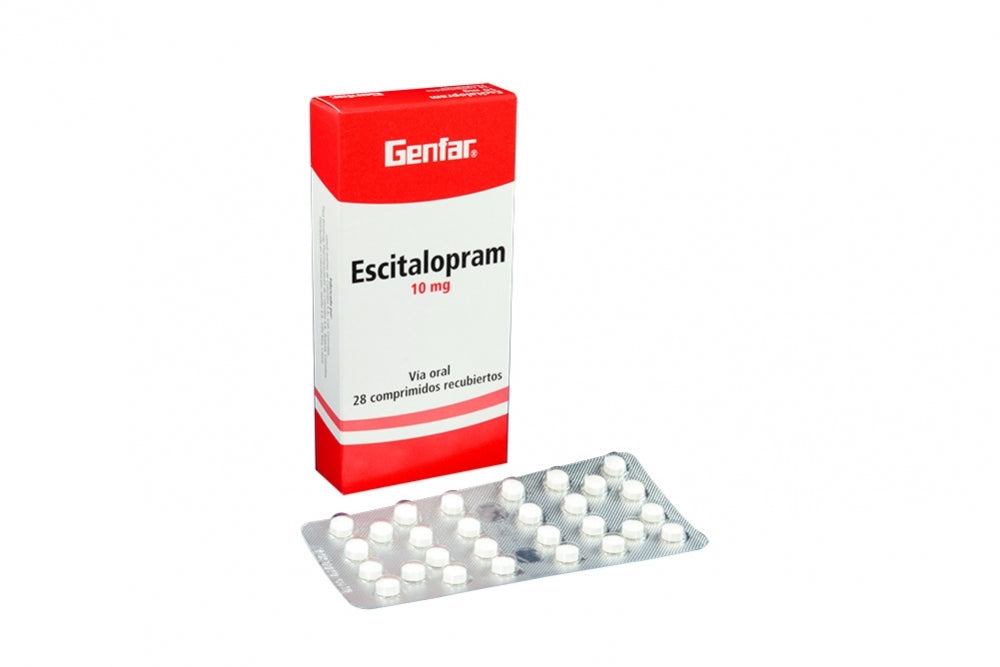 ESCITALOPRAM 10MG 28 COMP