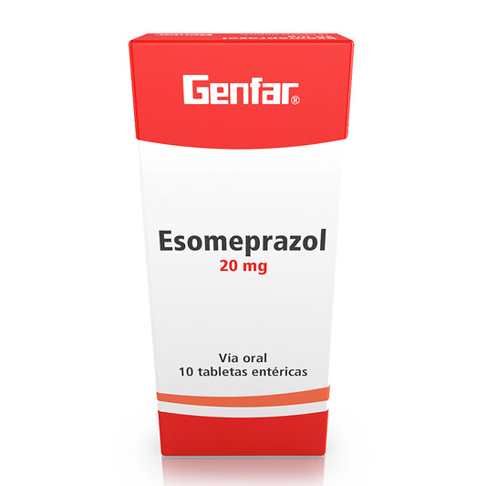 ESOMEPRAZOL GF 20MG X 10 TABLE