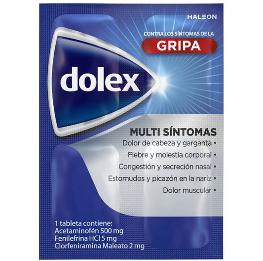 DOLEX GRIPA X 4 TABLETAS