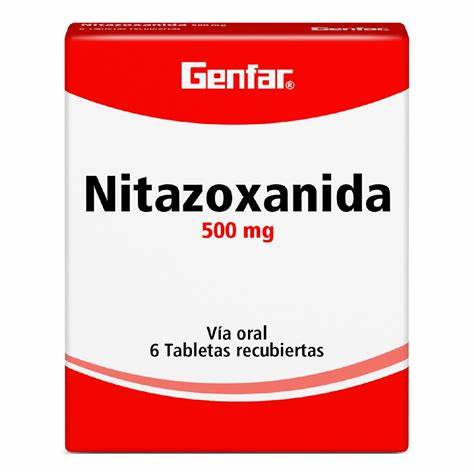 NITAZOXANIDA 500 MG 6 TBS GF