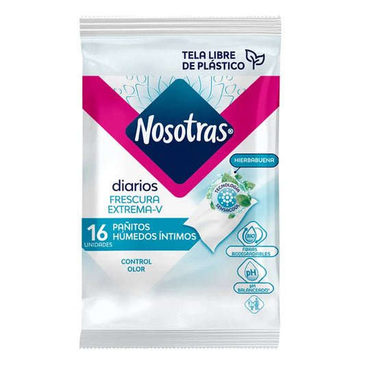 NOSOTRAS PAÑITOS FRESC EX 16U