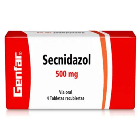 SECNIDAZOL 500MG X 4 TBS GENFAR