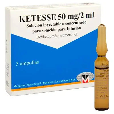 KETESSE 50 MG X 3 AMPOLLAS