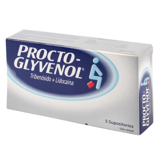 PROCTO-GLYVENOL 5 SUPOSITORIOS