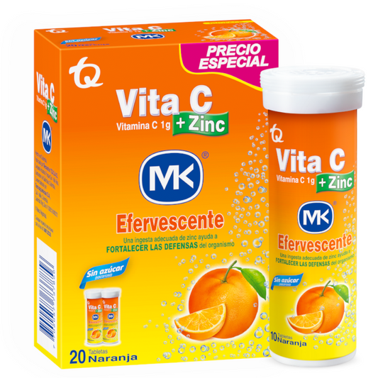 VITAMINA C EFERVECENTE 20 TBS