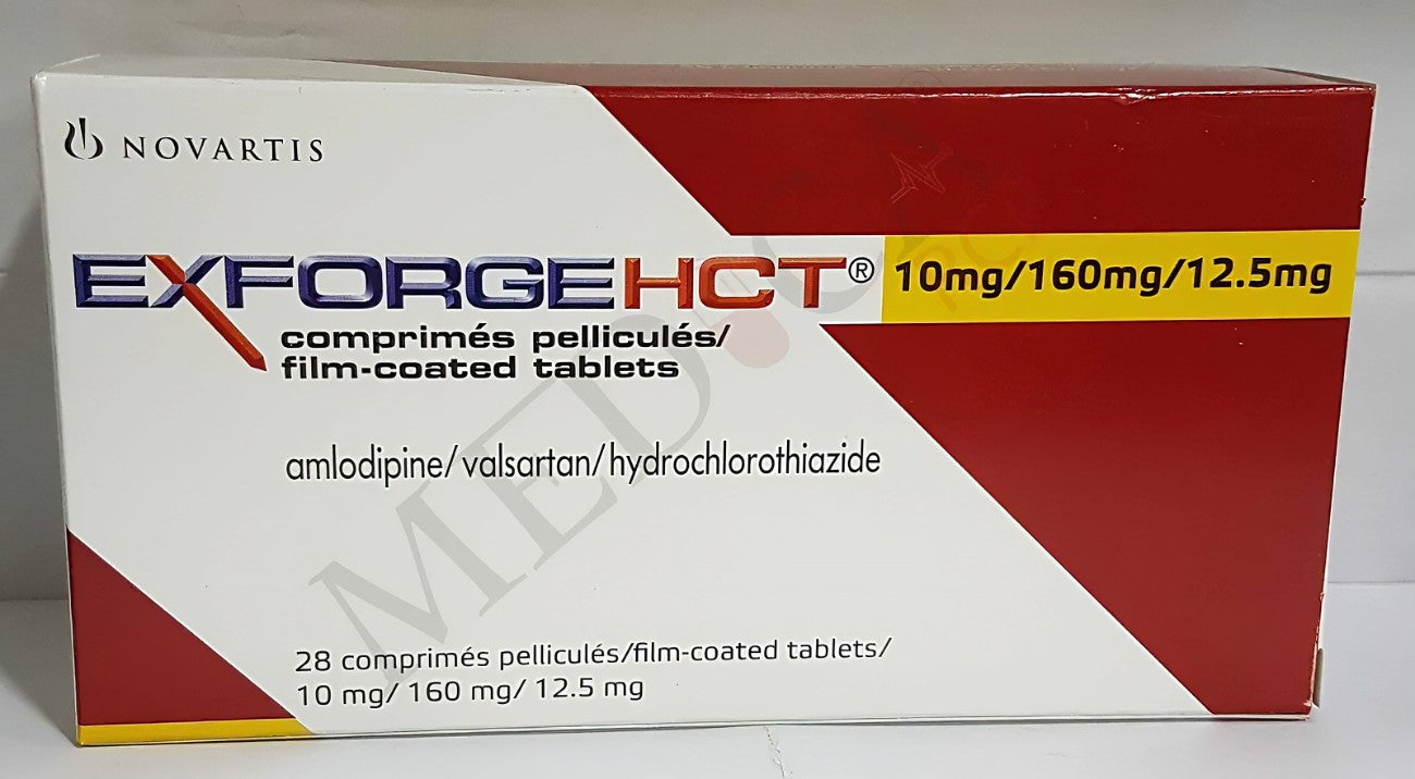 EXFORGE HCT 10/160/12.5 X 28