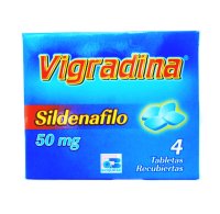 VIGRADINA 50 MG X 4 TAB