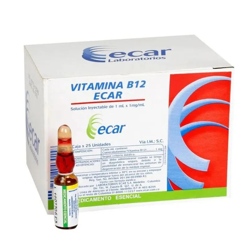 VITAMINA B-12  AMP 1ML