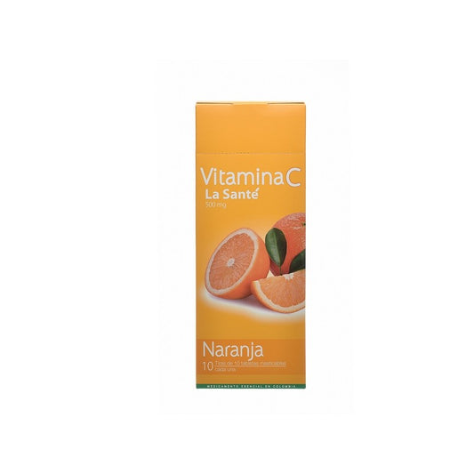 VITAMINA C NARANJA SOBRE X 10 TBS