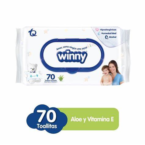 WINNY TOALLITAS ALOE X70