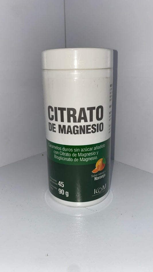 CITRATO DE MAGNESIO CARAMELO DURO 90GRA