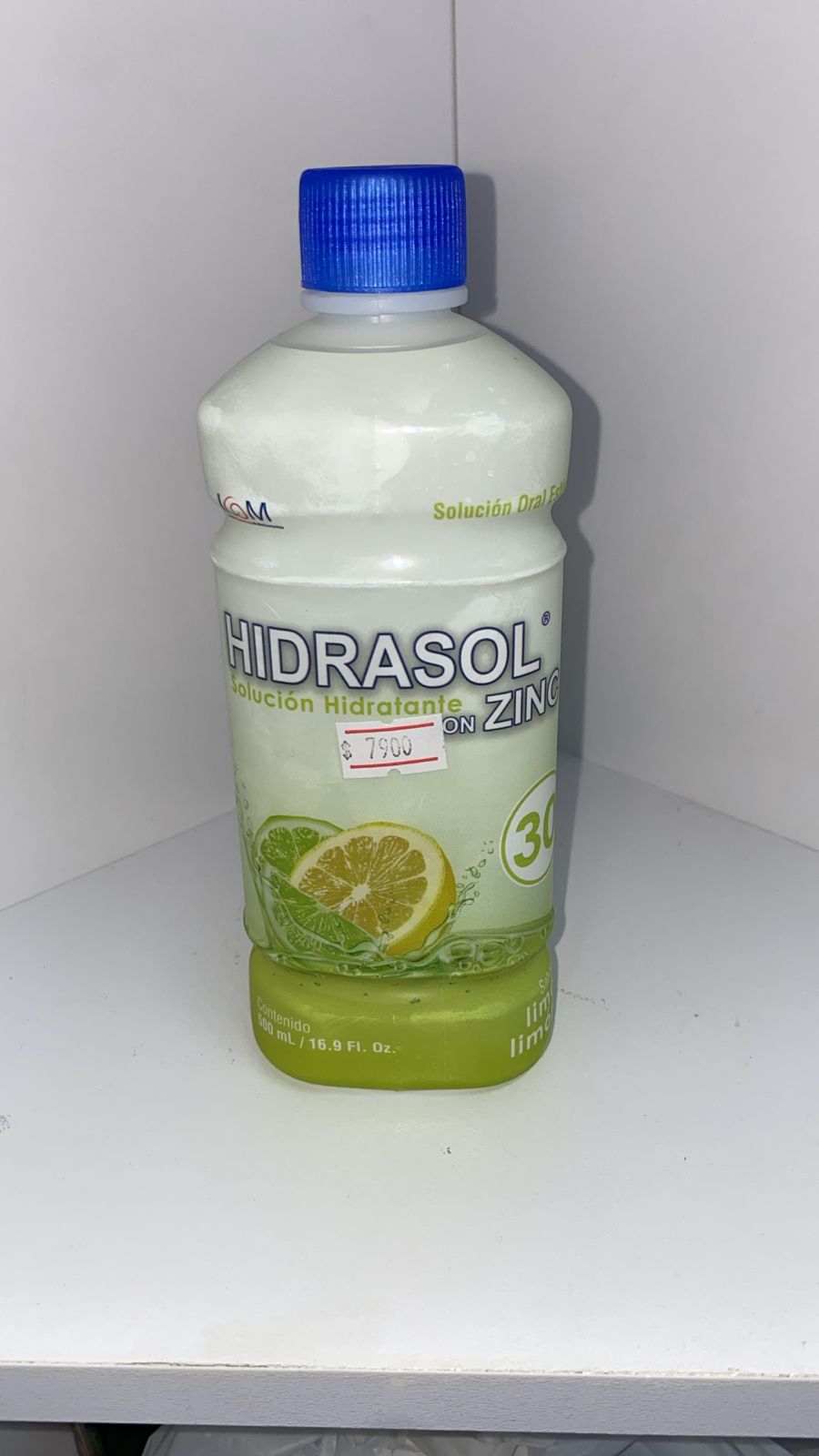 HIDRASOL LIMA - LIMON 30 CON ZINC 500 ML