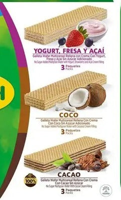 GALLETA WAFER TOSH SURTIDAS