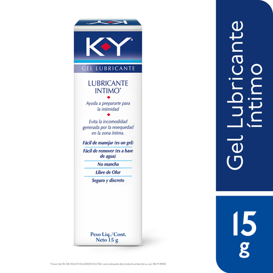LUBRICANTE INTIMO K -Y GEL 15 GR