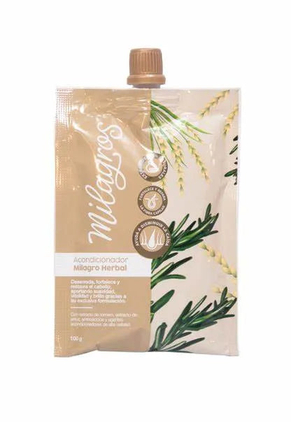 SOBRE MILAGRO MASCARILLA HERBAL CAPILAR
