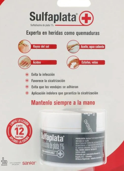 SULFAPLATA CREMA 30G