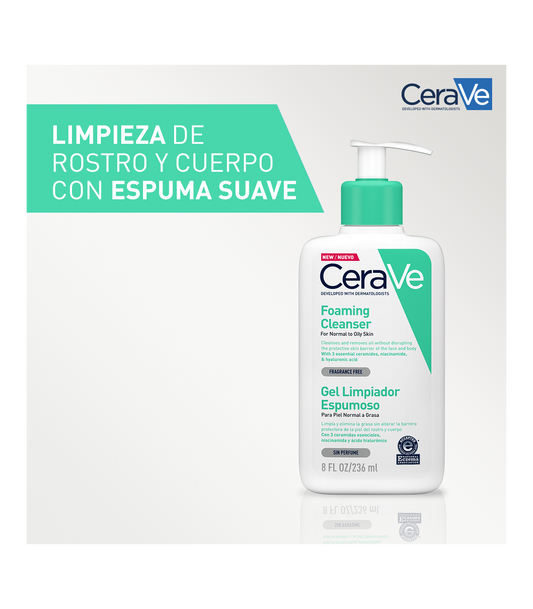 CERAVE GEL LIMPIADOR ESP 236ML