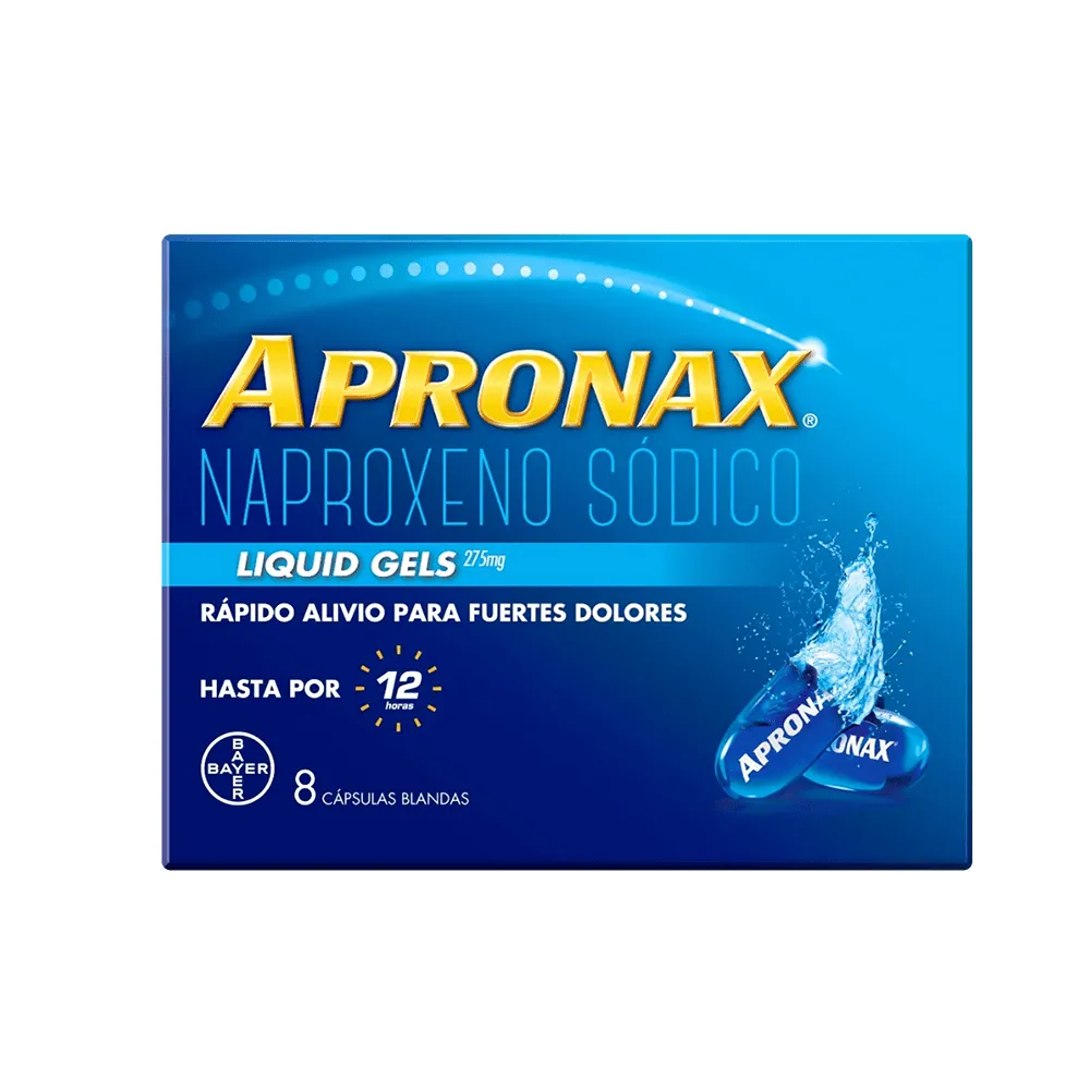 APRONAX 275 MG 8 CPS NAPROXENO