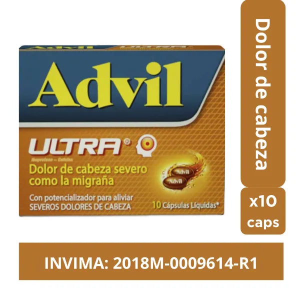 ADVIL ULTRA X 10 CAPSULAS