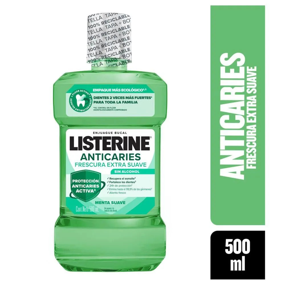 LISTERINE ANTICARIES ZERO 500 ML