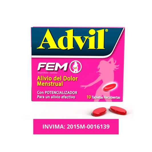 ADVIL FEM ALIVIO DOLOR MENST
