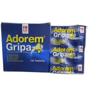 ADOREM GRIPA SOBRE X 4 TBS