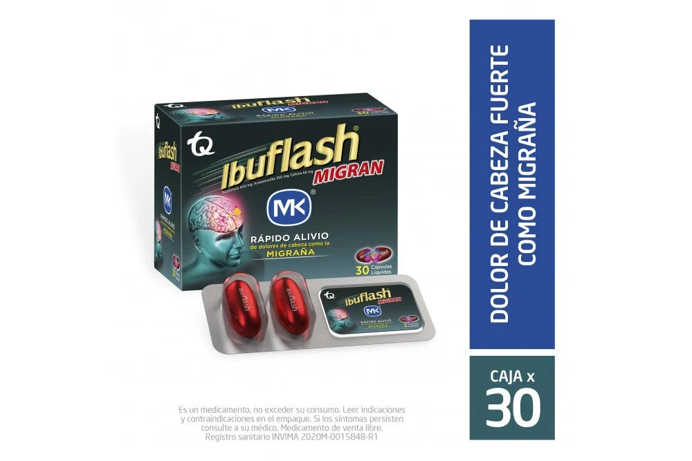 IBUFLASH MIGRAN 2 CAPSULAS