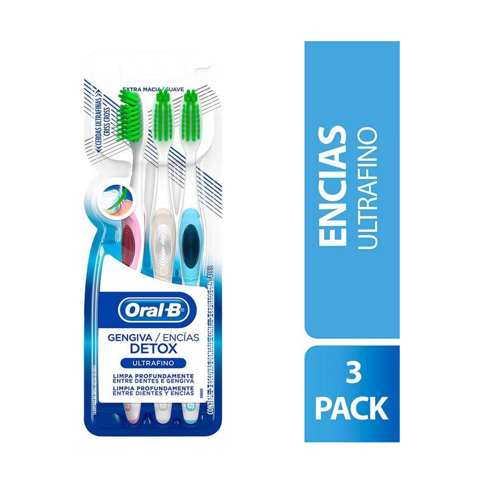 CEPILLO DENTAL ORAL-B DETOX X3