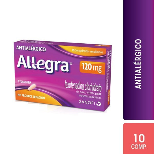ALLEGRA 120MG 10COMPS