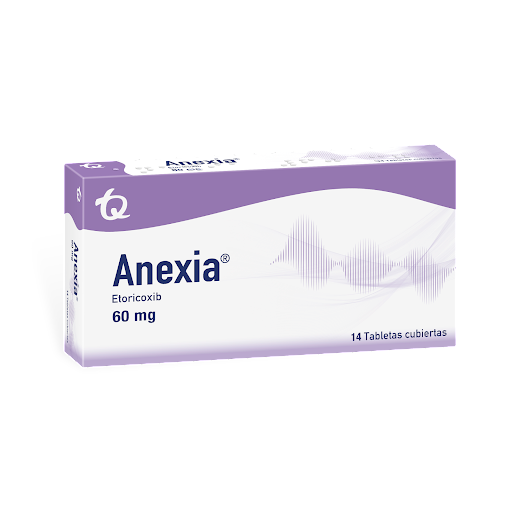 ANEXIA 60 MG 14 TAB VENCE10/25