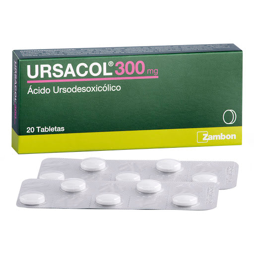 URSACOL 300MG  X  20TBS