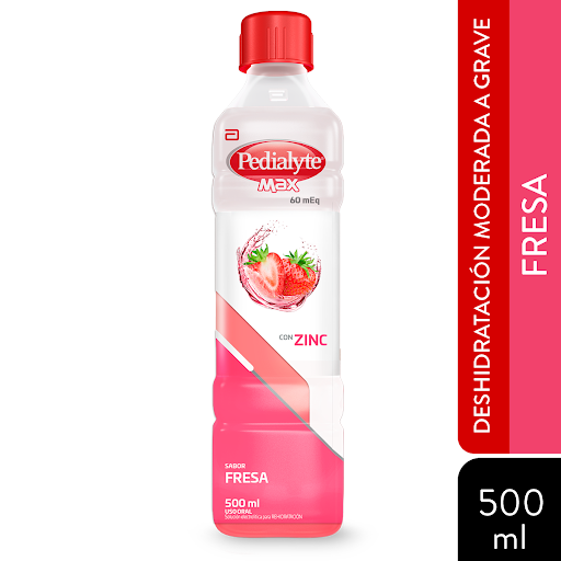 PEDIALYTE-60 FRESA 500 ML