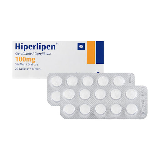 HIPERLIPEN 100 MG 20 TAB